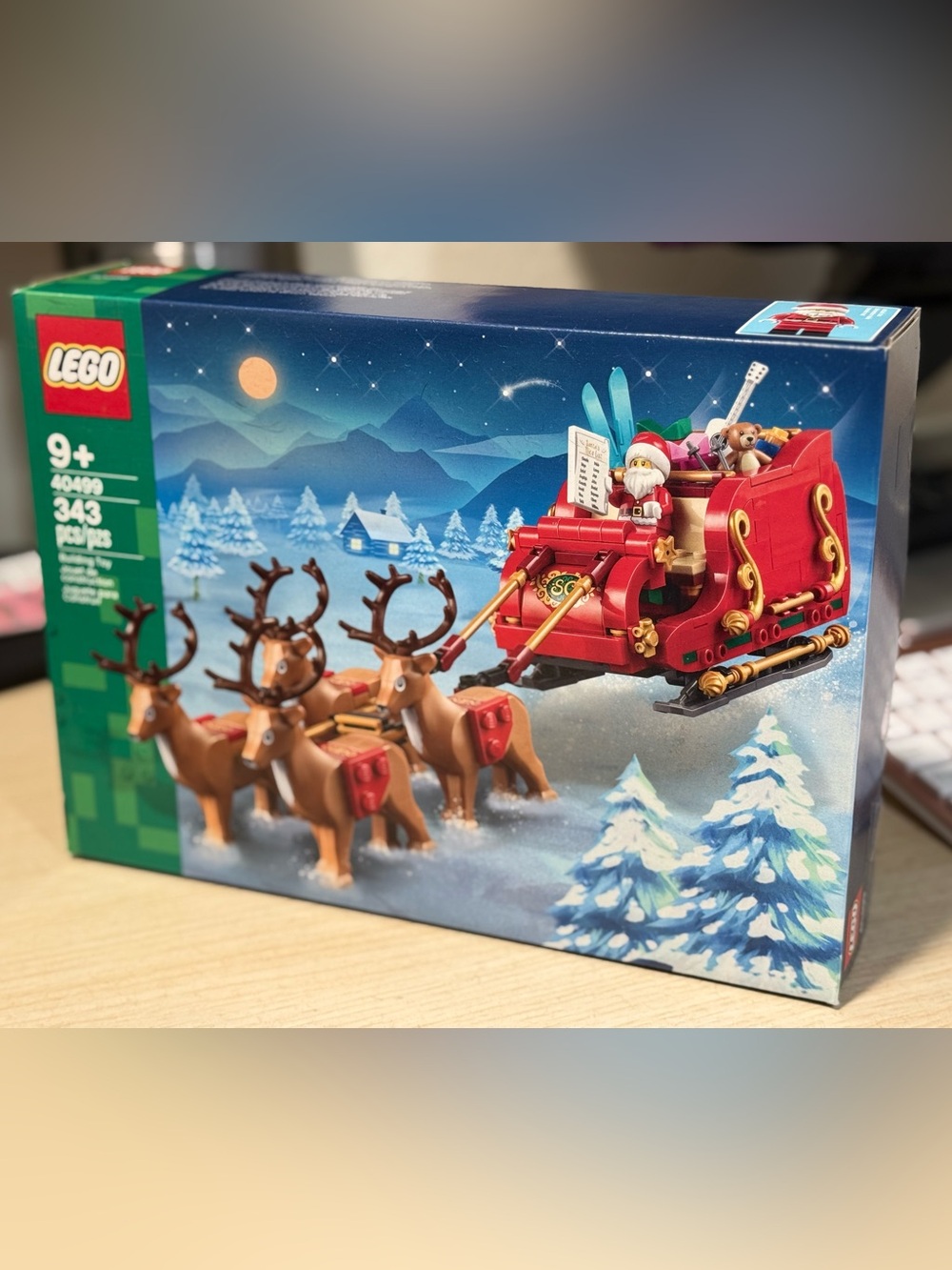 LEGO Christmas Red Santa Sleigh Holiday Set